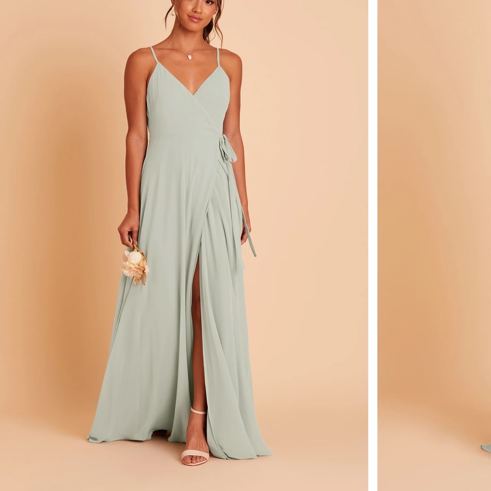 Birdy Grey Cindy Dress Sage Green chiffon
